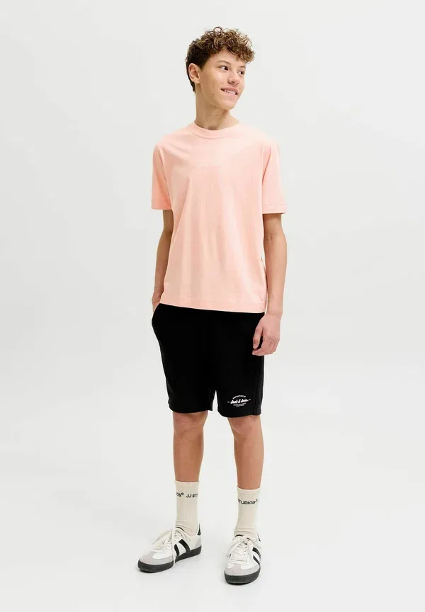Футболка базовая Junior Jack & Jones Junior, персиковый мельба