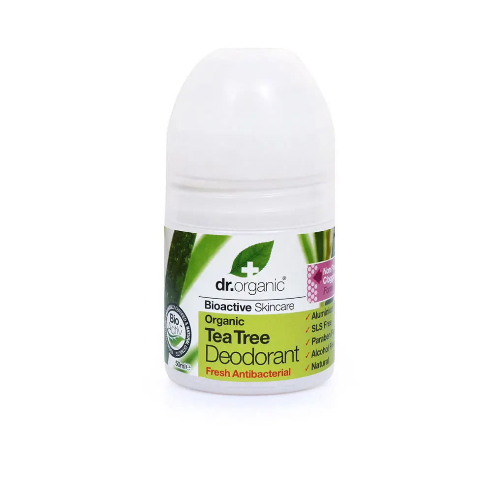 

Дезодорант Bioactive organic tea tree deodorant roll-on Dr. Organic, 50 мл.