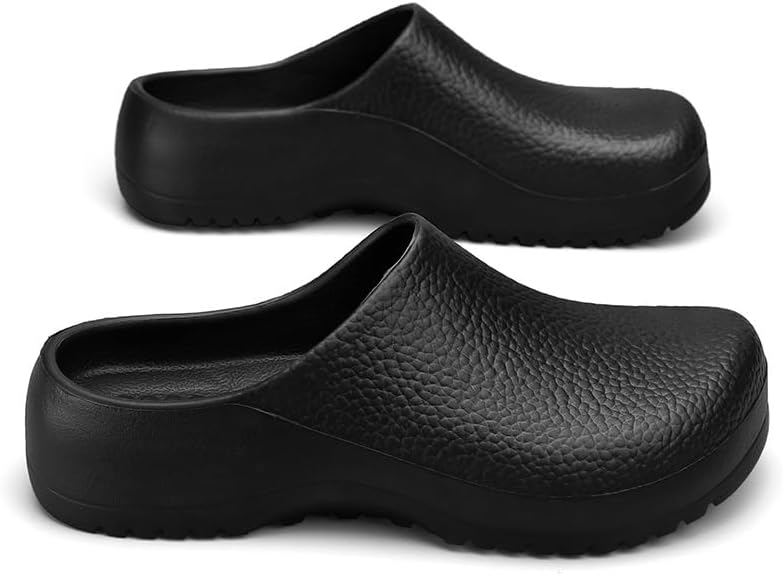 

Женские туфли для шеф-повара, водонепроницаемые и стойкие к маслу, рабочая обувь для кухни и сада Hchctry, черный