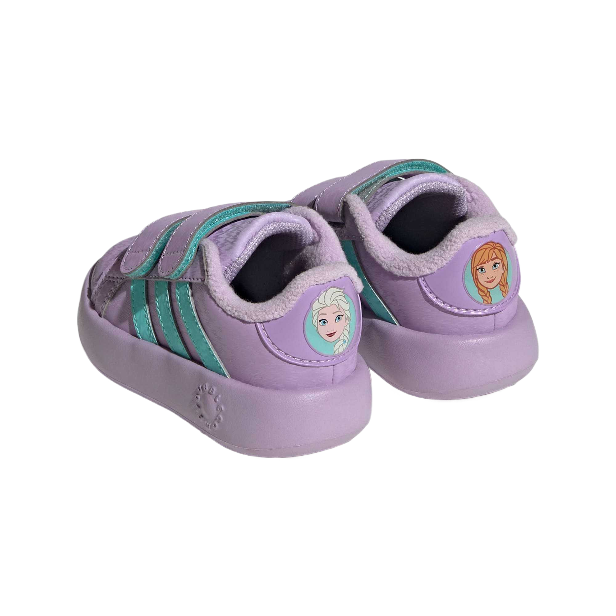 Disney x GRAND COURT детская обувь для малышей Adidas, фиолетовый — фото 3