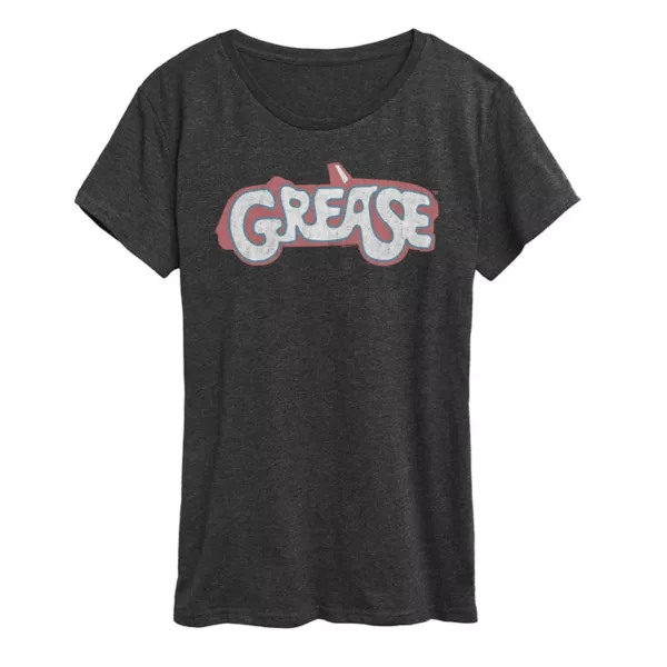 

Женская футболка с логотипом Grease Licensed Character, серый