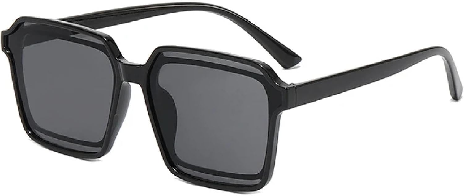 

Модные роскошные солнцезащитные очки в крупной оправе с полой конструкцией для женщин и мужчин. Ретро, ​​классические, для активного отдыха, вождения, защиты от солнца UV400 TKKTLLT, Black Gray