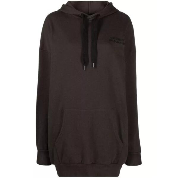 

Футболка solena logo-embroidered hoodie Isabel Marant, черный