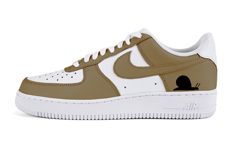 

Кроссовки Nike Air Force 1 Skateboarding Shoes Men Low-top Brown, коричневый