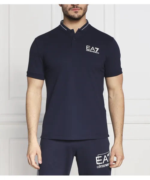 

Футболка поло Regular fit Ea7, синий