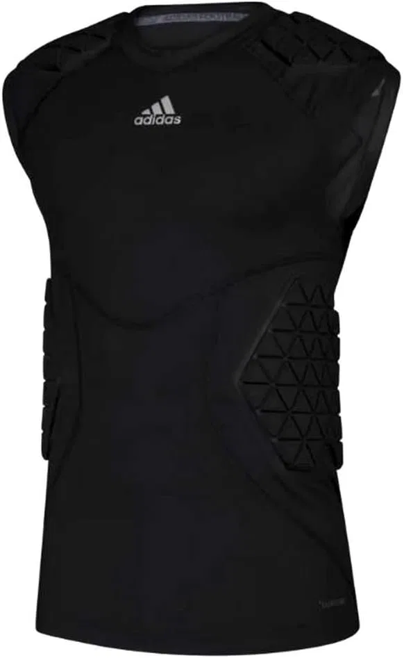 Футбольный майка с защитой Alphaskin Force 5 Padded Tee, adidas, черный