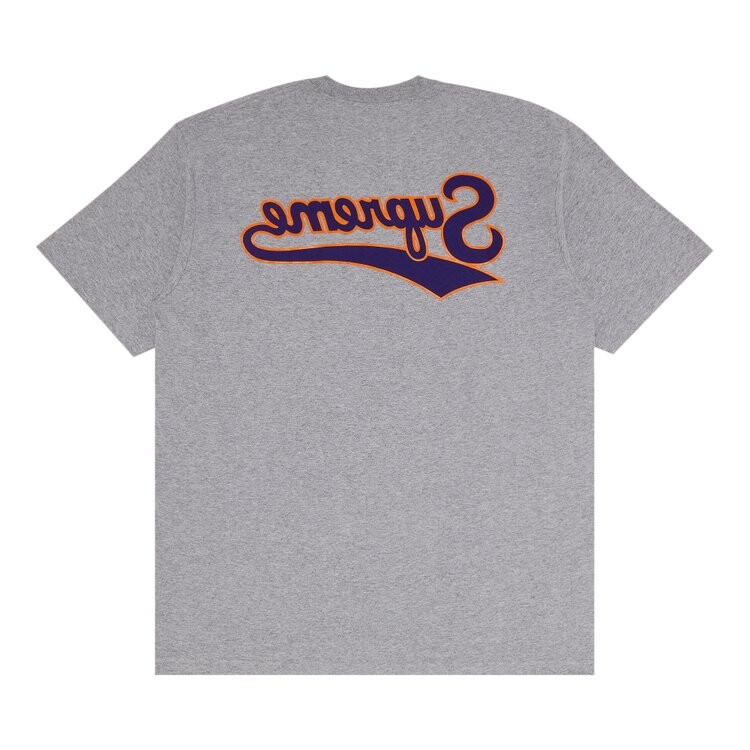 

Футболка Supreme Backwards Tee, цвет Heather Grey