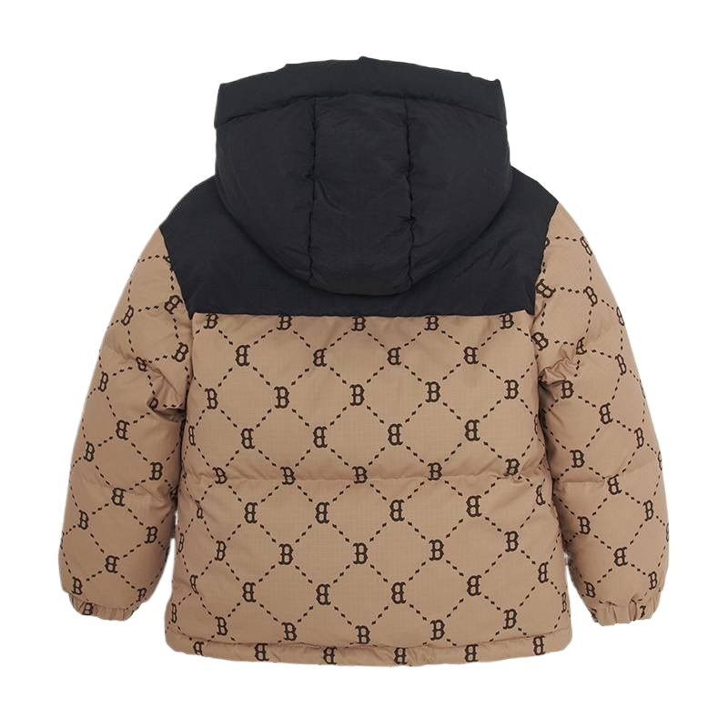 MLB KIDS Пуховик Boston Red So 25FW стандартный beige yellow детский — фото 2