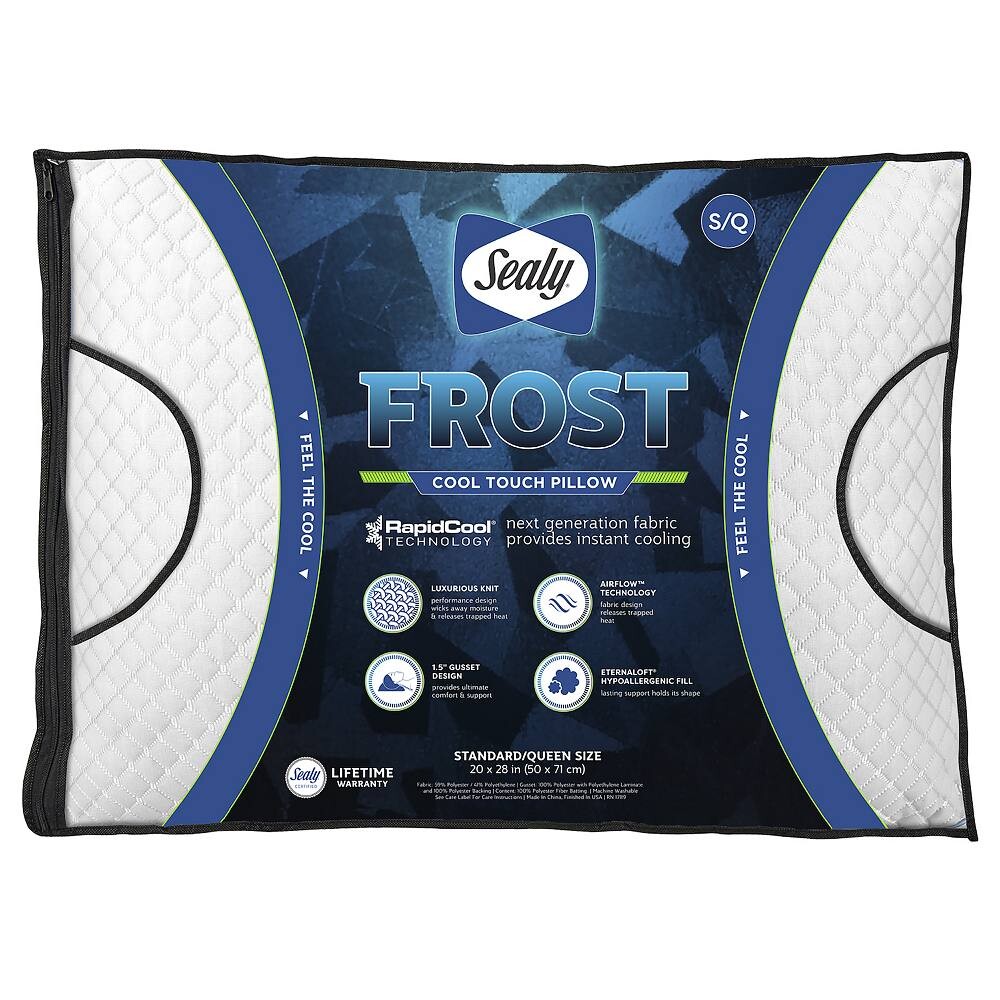 

Подушка Sealy Frost Cool Touch, белый