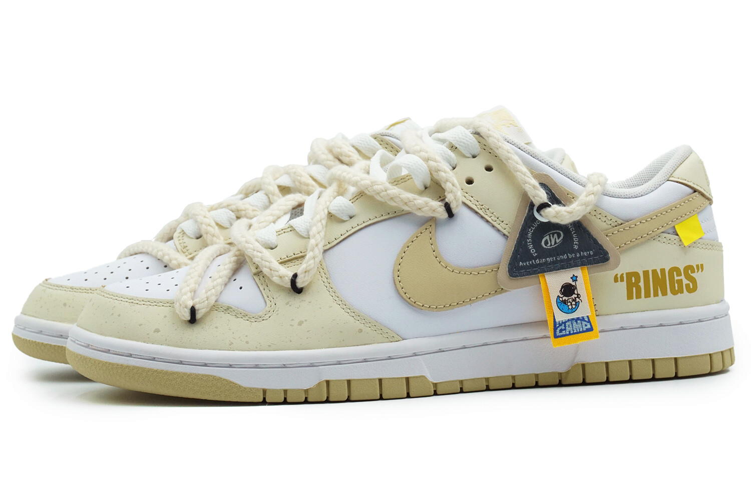 

Кроссовки Nike Dunk Skateboard Shoes Men Low-Top Yellow White