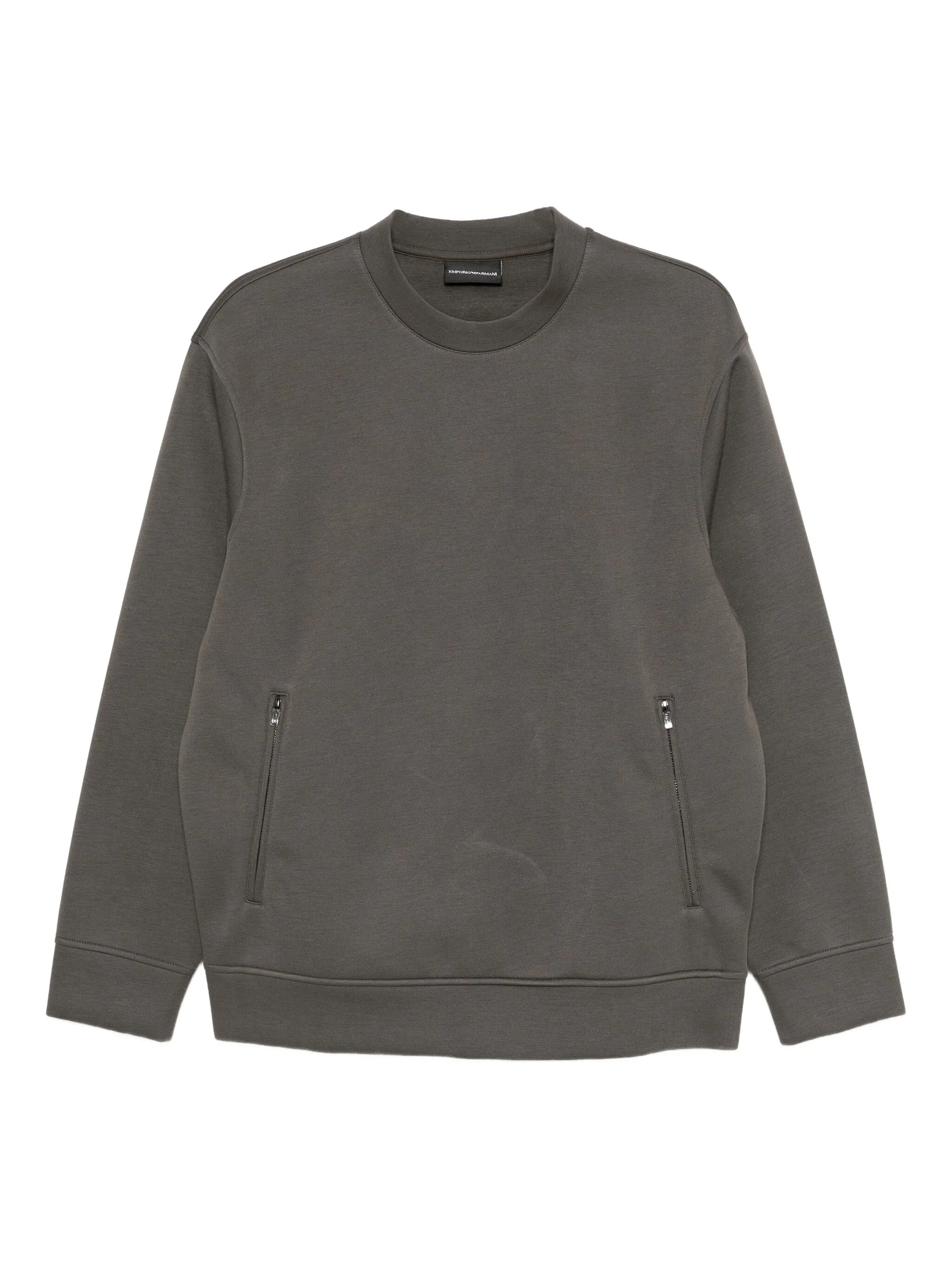 

Толстовка с карманом на молнии Emporio Armani, серый