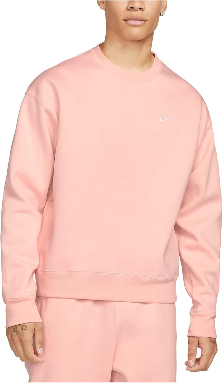 Мужской свитшот Nike Nrg Crew (1 шт.), Bleached Coral/ Whi — фото 2