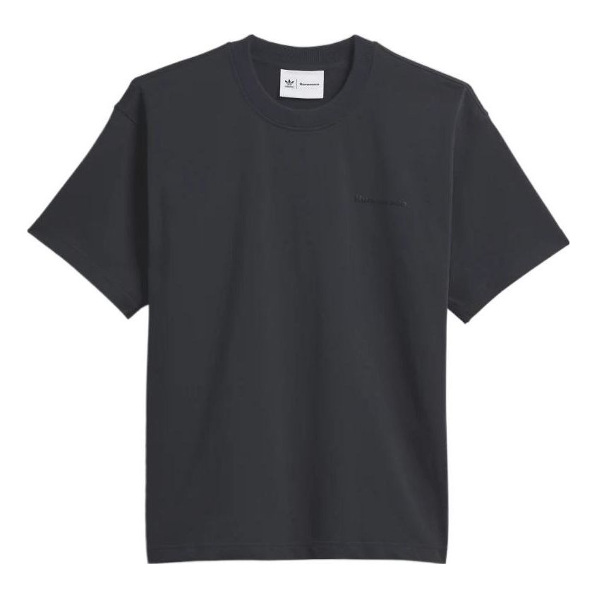 

Футболка adidas x Pharrell Humanrace Small Logo T-Shirt 'Night Grey', серый