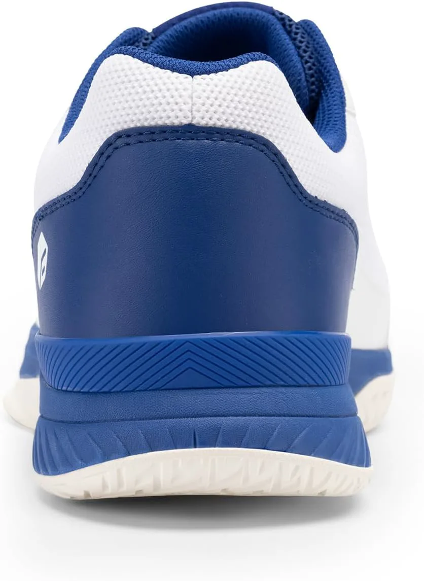 

Кроссовки FitVille Wide для мужчин для пэткболла, тенниса и ракетбола для всех кортов | Поддержка свода стопы и широкая носовая часть, синий