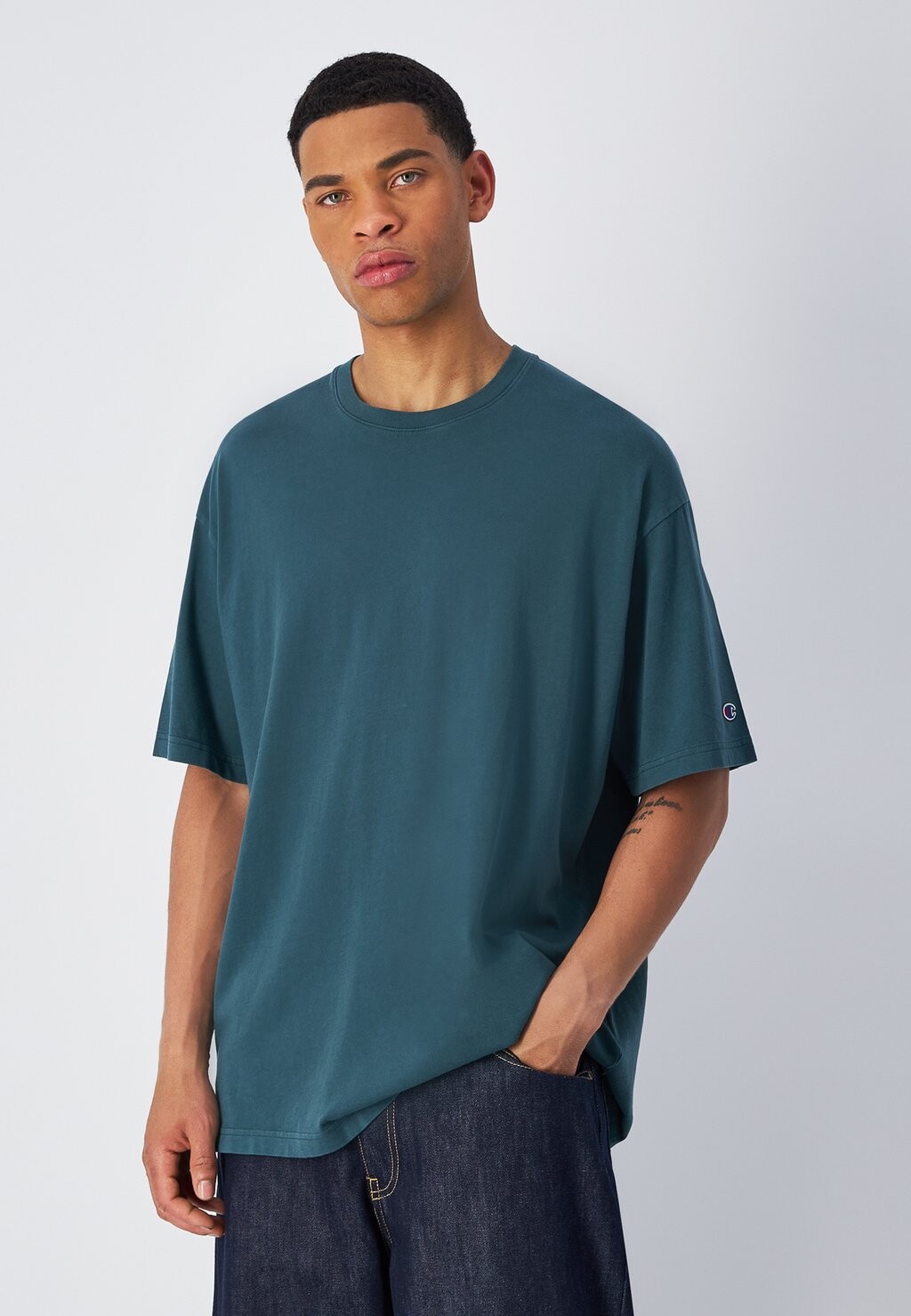 

Базовая футболка CREWNECK SKATE STREET Champion Rochester, синий