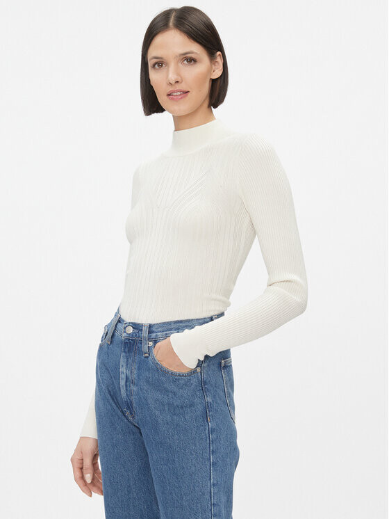 

Свитер с высоким воротником обычного кроя Vero Moda, бежевый