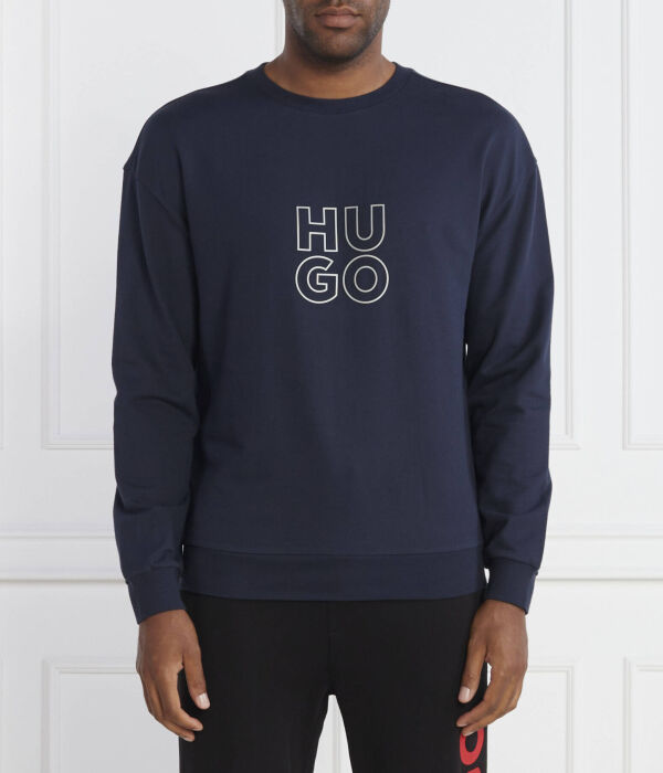 

Толстовка Hugo Bodywear с накладным воротником, синий