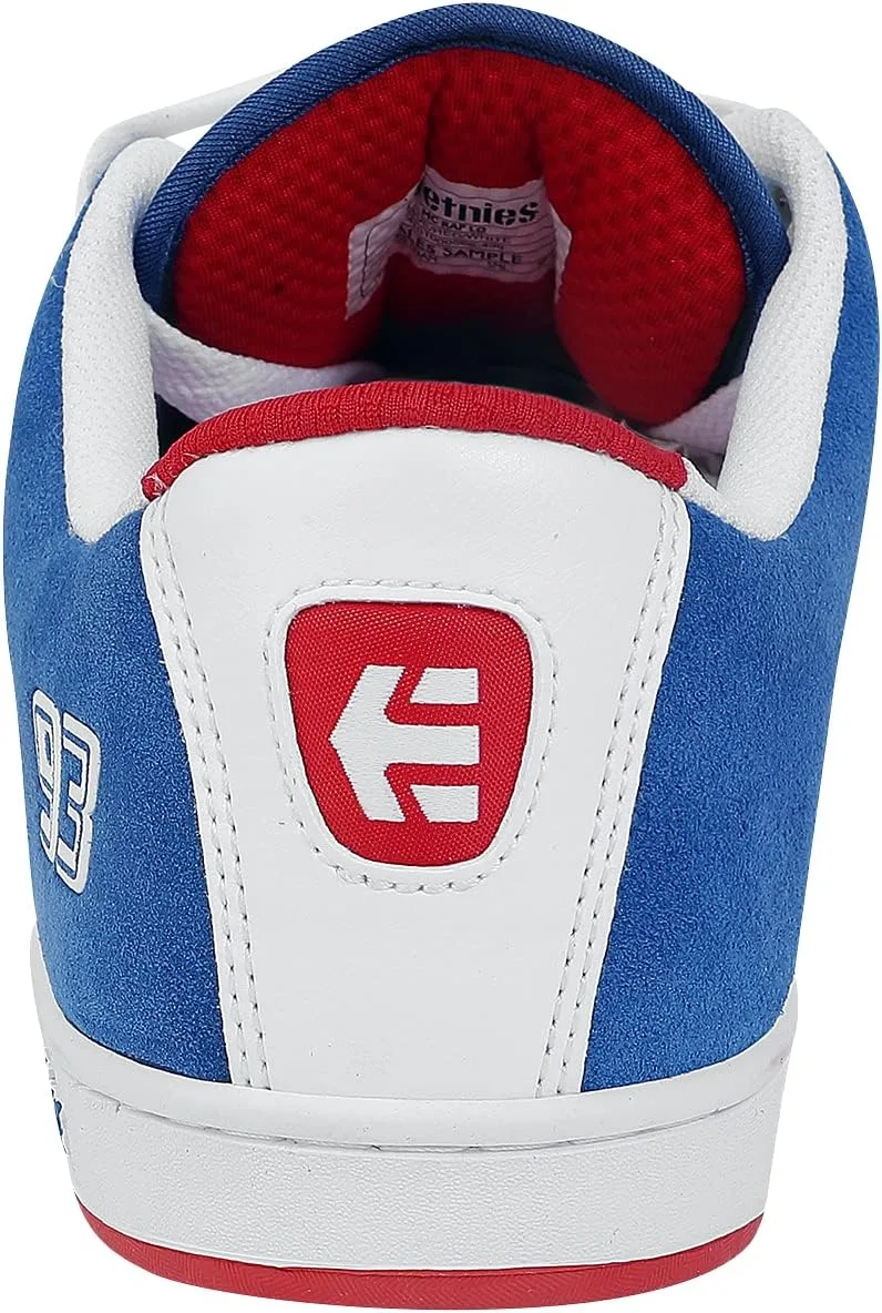 Мужские скейтбордистские кроссовки Etnies MC Rap Lo Top, белый/красный/синий — фото 2