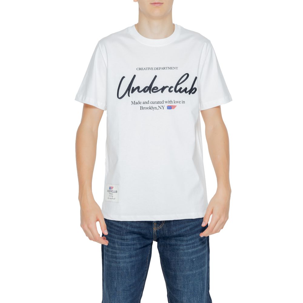 

Белая хлопковая футболка Underclub