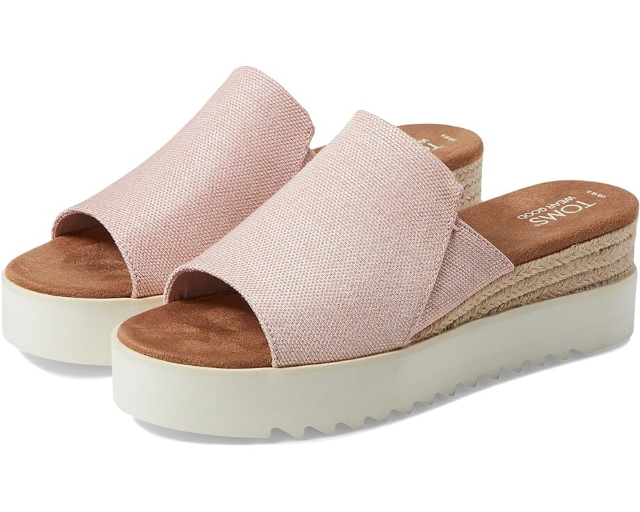 

Мюли TOMS Diana, цвет Ballet Pink Woven
