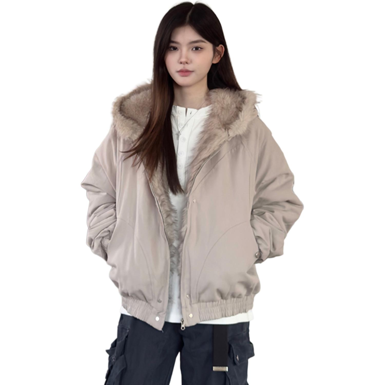 

Пуховик Women's NEVER RULE, оранжевый серый