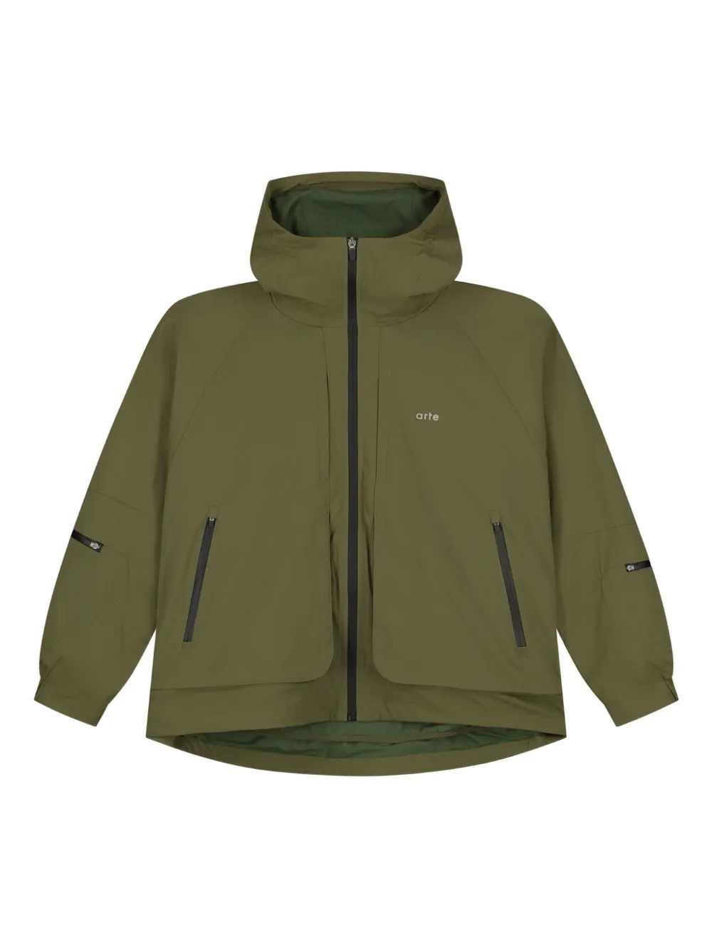 

Бомбер с капюшоном Arte Antwerp, зеленый