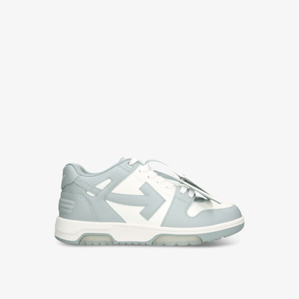 

Кроссовки Out of office из кожи и переработанного полиэстера с вышитым логотипом Off-White C/O Virgil Abloh, голубой, Синий, Кроссовки Out of office из кожи и переработанного полиэстера с вышитым логотипом Off-White C/O Virgil Abloh, голубой
