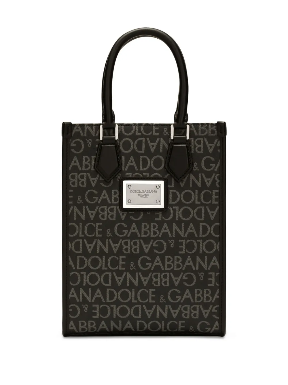 

Сумка-тоут с логотипом DOLCE & GABBANA, черный