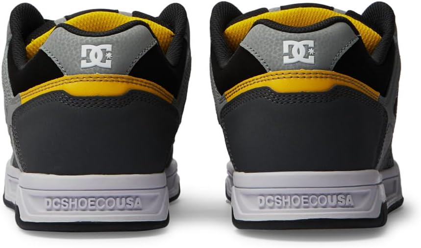 Мужские кроссовки DC Stag Dc Shoes, желтый/серый — фото 4