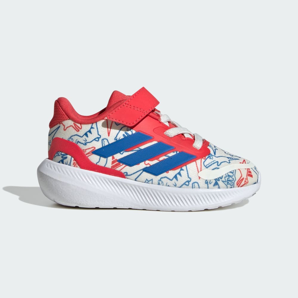 

Кроссовки Adidas Runfalcon 5 Dino Shoes Kids, цвет Off White/Bright Royal/Semi Lucid Red