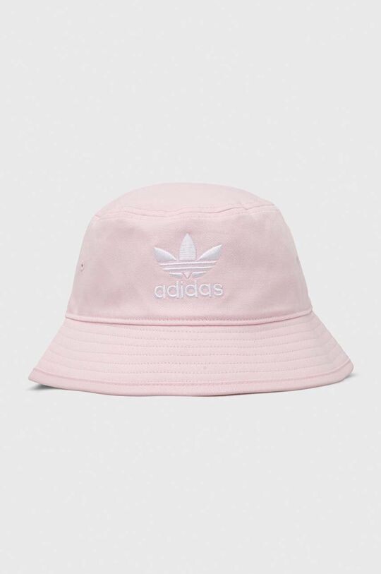 

Хлопковая шапка adidas Originals, розовый
