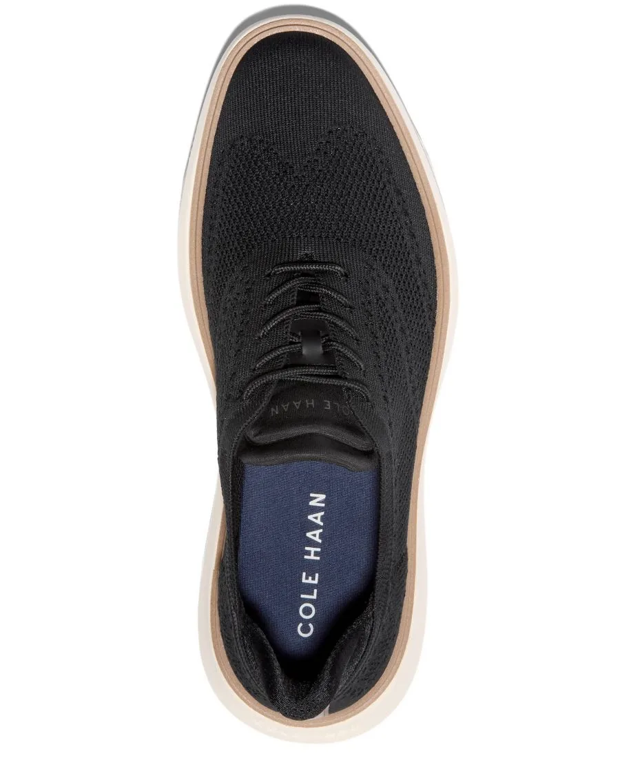 Мужские оксфордские туфли Grand Phaze Stitchlite Quick-On на шнуровке Cole Haan, черный — фото 3