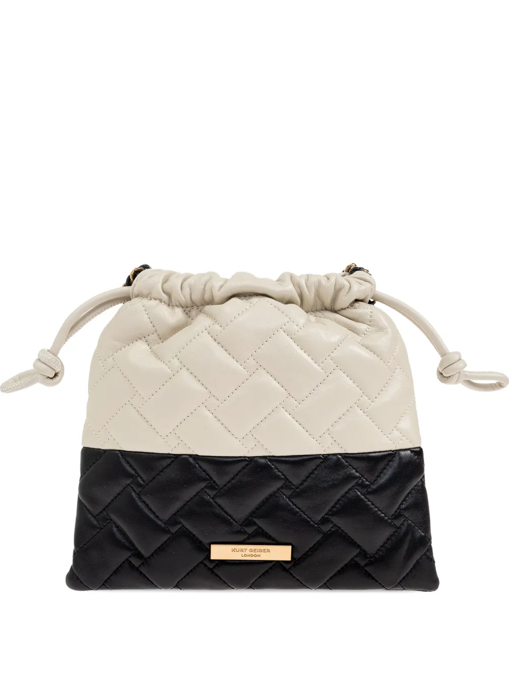 

Стеганая сумка Kensington с кулиской Kurt Geiger London, черный