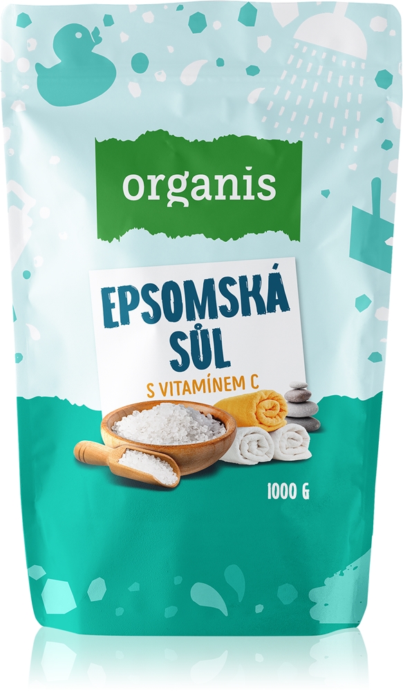 

Соль для ванн с английской солью и витамином С Organis, 1000 гр