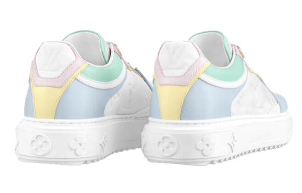 Кроссовки time out sneakers 'white with baby shades' Louis Vuitton, белый — фото 4