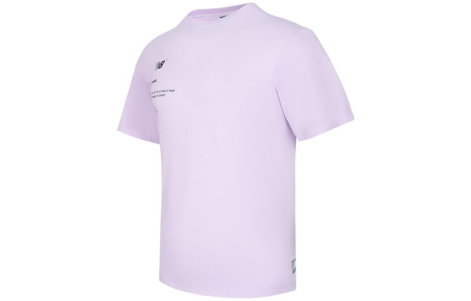 

Футболка унисекс фиолетовая New Balance, фиолетовый