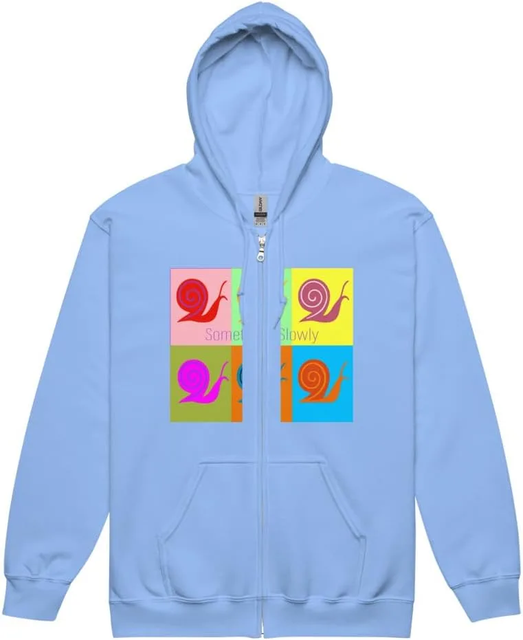 

Толстовка с капюшоном на молнии AA NA Al-Anon Jakey Brand