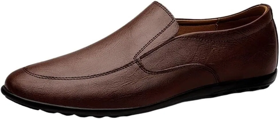 Лоферы кожаные остроносые Formal Loafers, коричневый DHFIRUFSHLO — фото 3