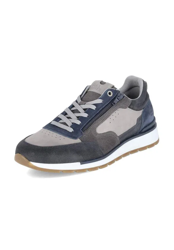 Полуботинки на шнуровке Bullboxer sportboden 7ci0040104 4151 low sneaker trainers, тёмно-синий-серый