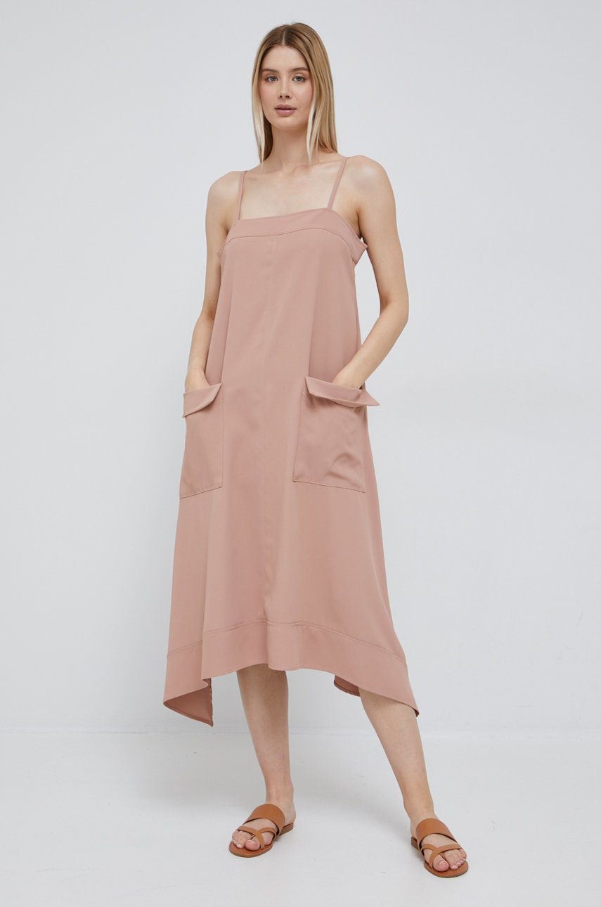 

Дкное платье DKNY, бежевый