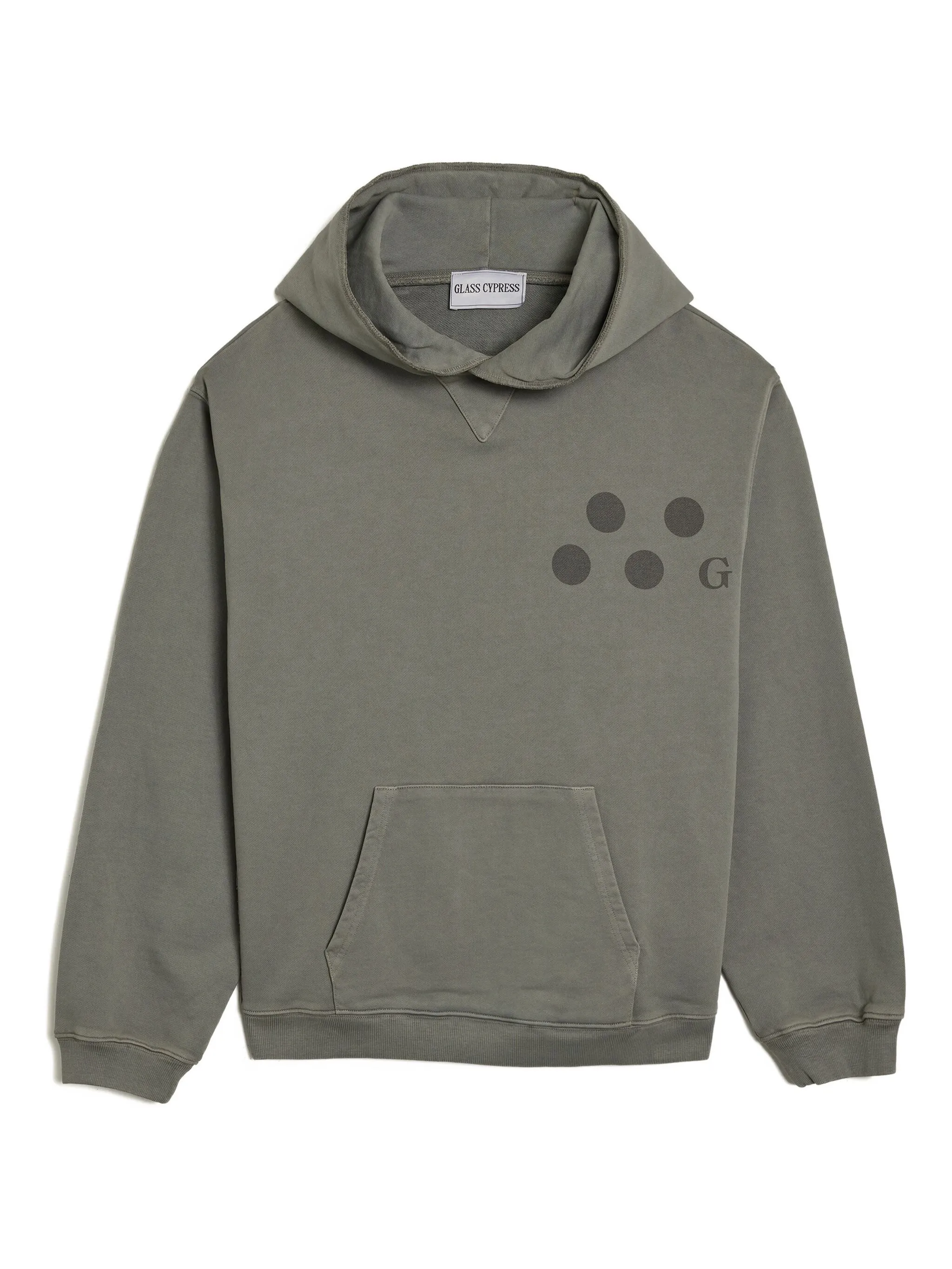

Худи с логотипом Glass Cypress, серый