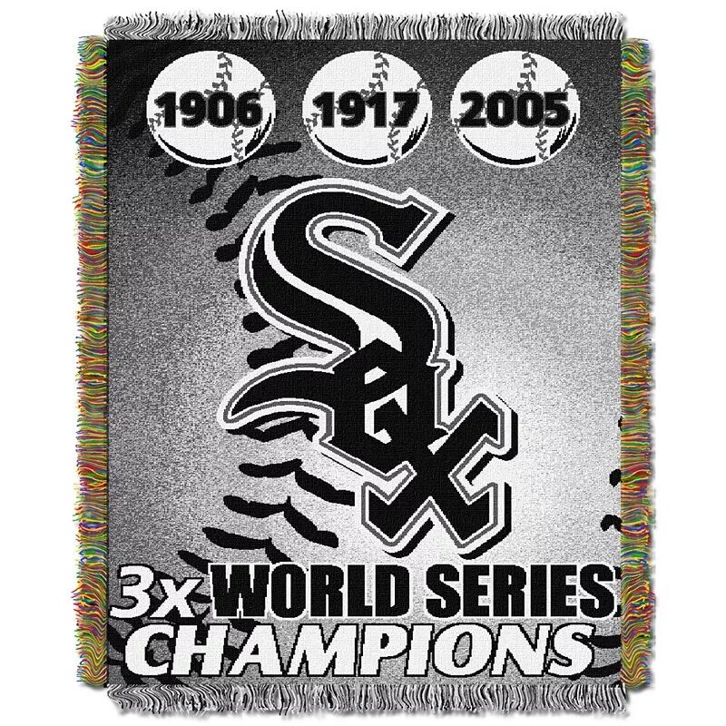 

Памятный тканый плед TheNorthwest Chicago White Sox размером 48 x 60 дюймов