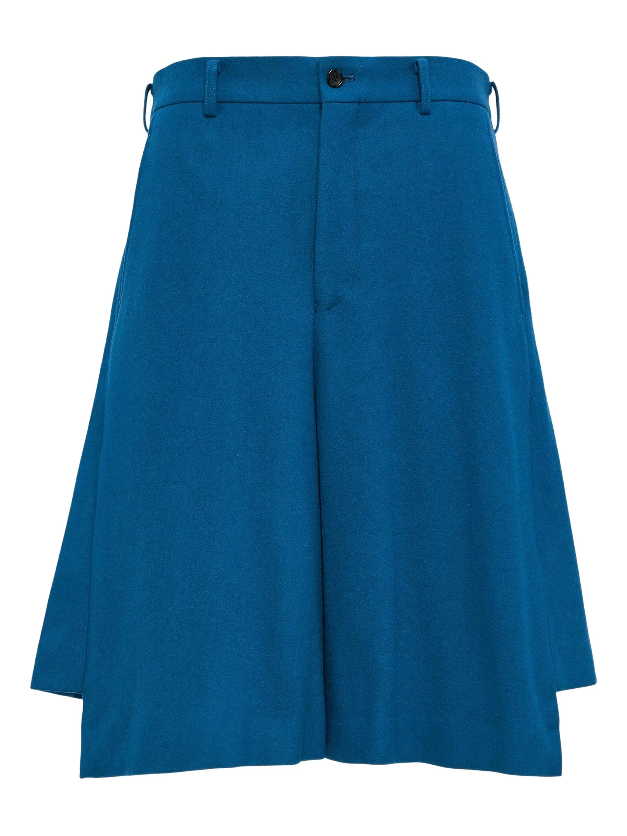 

Шорты строгого кроя на пуговицах Comme Des Garçons Homme Plus, синий