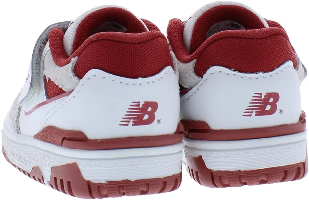 Кроссовки New Balance Kids 574 New-b V2 Familiar Ground, белый-красный — фото 4