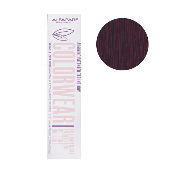

Краска для волос без аммиака 4.66, 60 мл Alfaparf Color wear, цвет 4.66