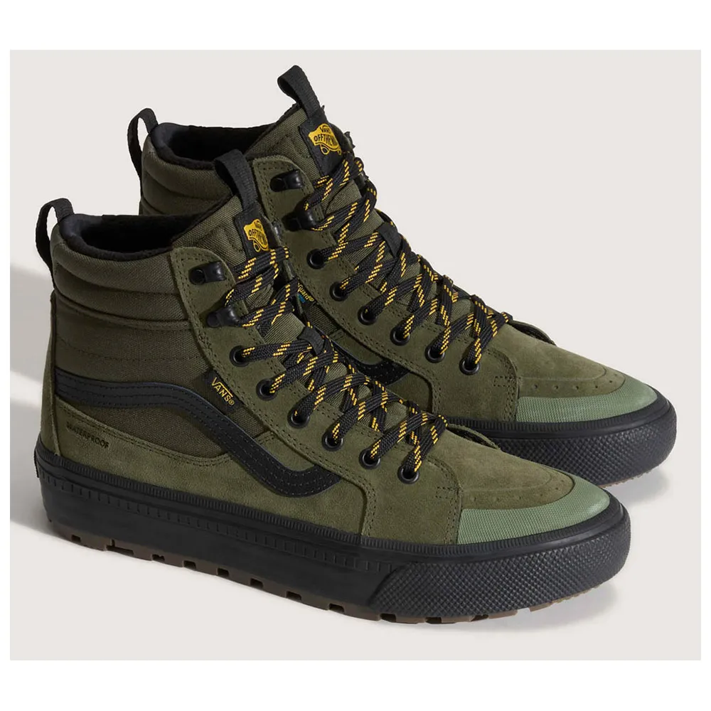 Водонепроницаемые утепленные кроссовки Vans MTE Sk8-Hi, зеленый — фото 4