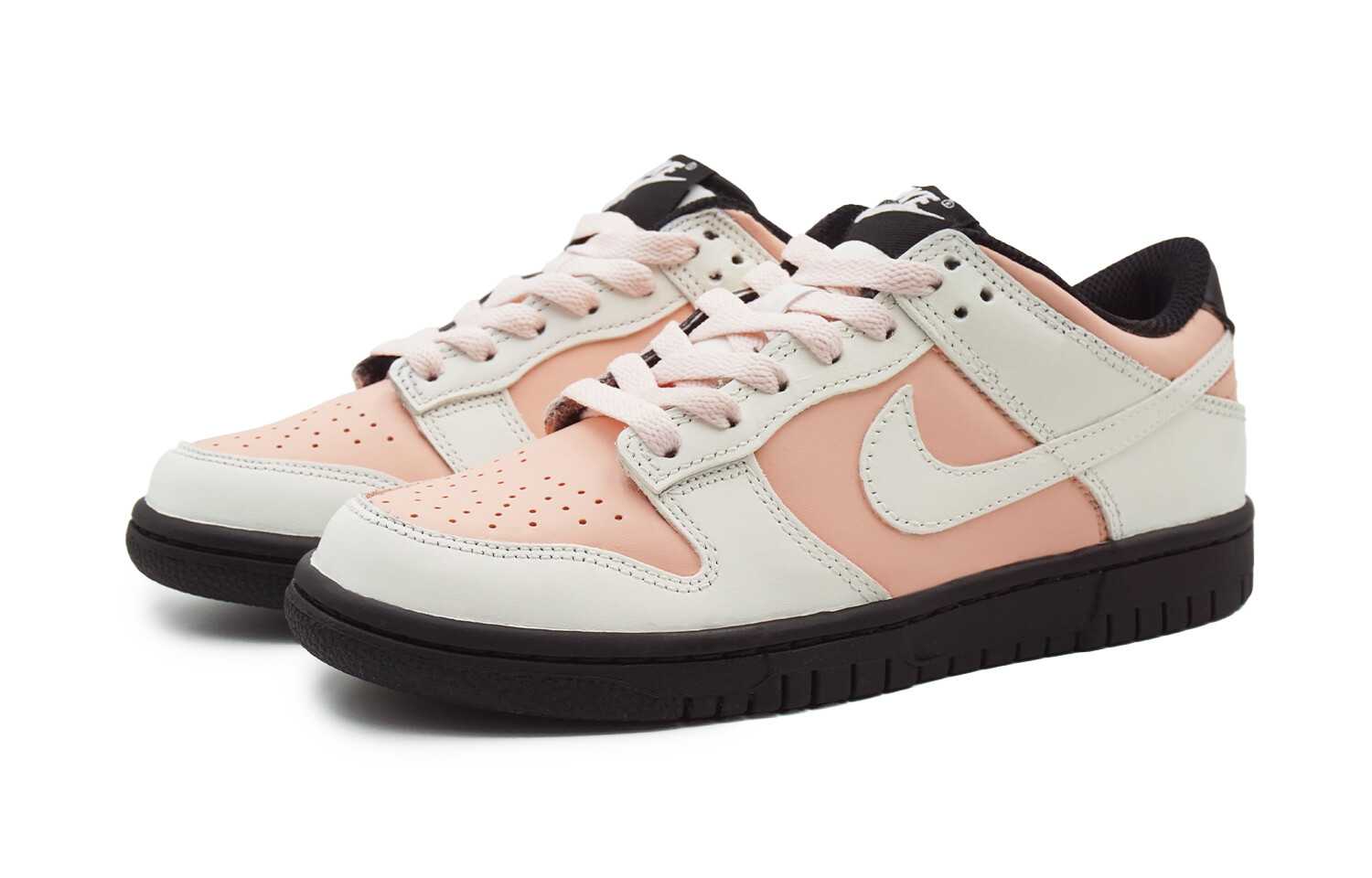 

Кроссовки для скейтбординга Dunk женские с низким верхом розовый/белый Nike