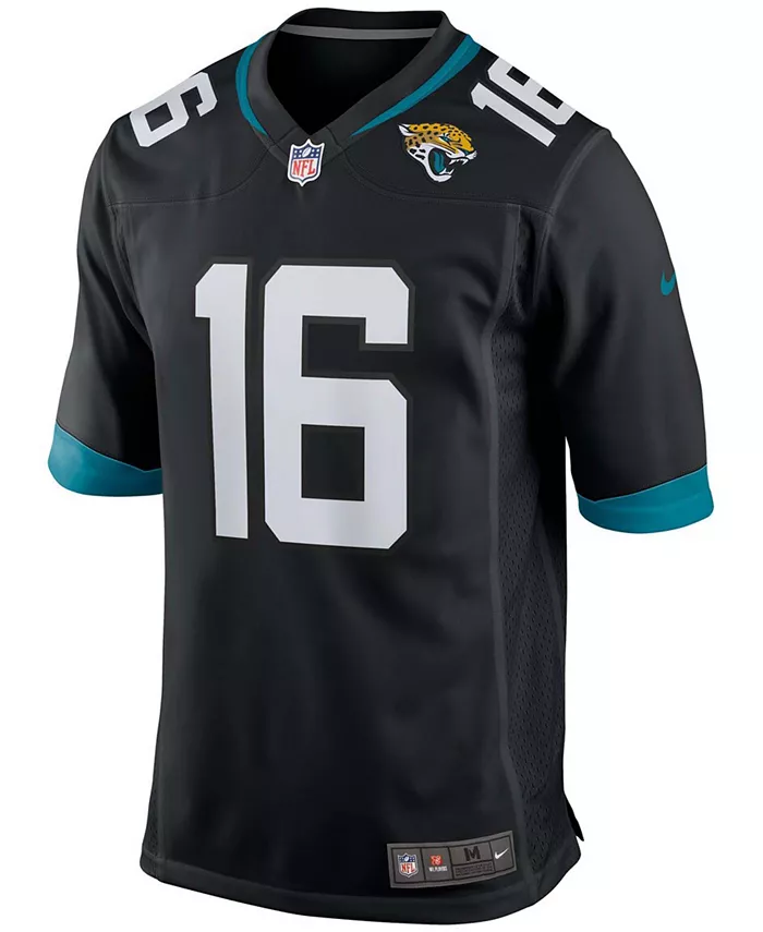 Мужская альтернативная игровая футболка Jacksonville Jaguars Тревора Лоуренса Nike, черный — фото 2