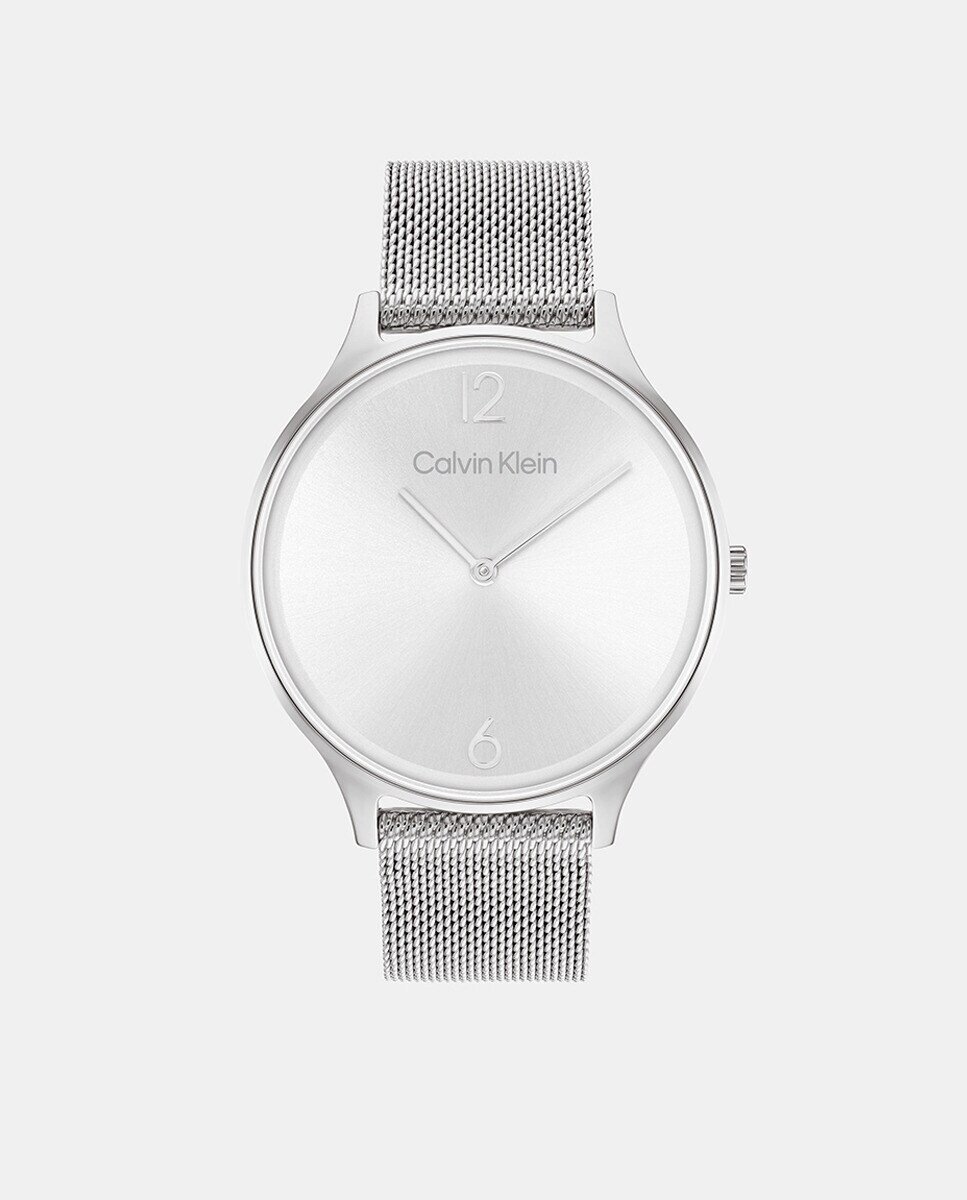 

Женские часы Timeless 25200001 со стальной сеткой Calvin Klein, серебро