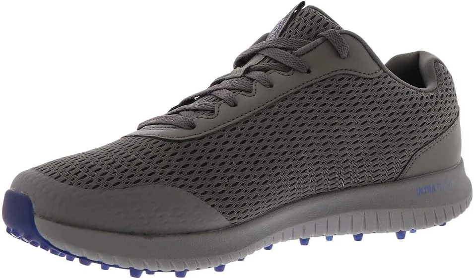 Мужские кроссовки для гольфа Skechers Elite 5 Range Relaxed Fit Waterproof Spikeless Golf Shoe Sneaker, синий — фото 4